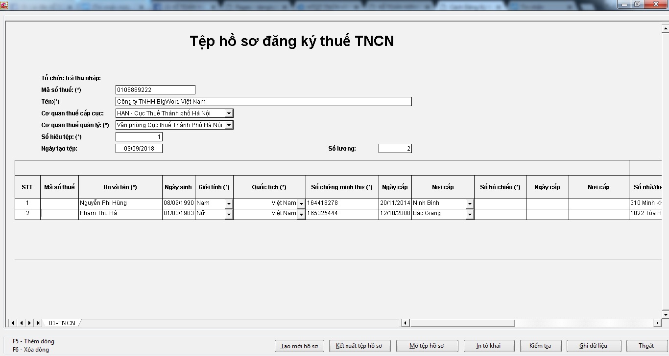 cách đăng ký mã số thuế cá nhân qua mạng