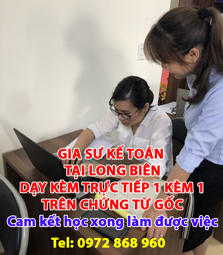 gia sư kế toán tại quận long biên