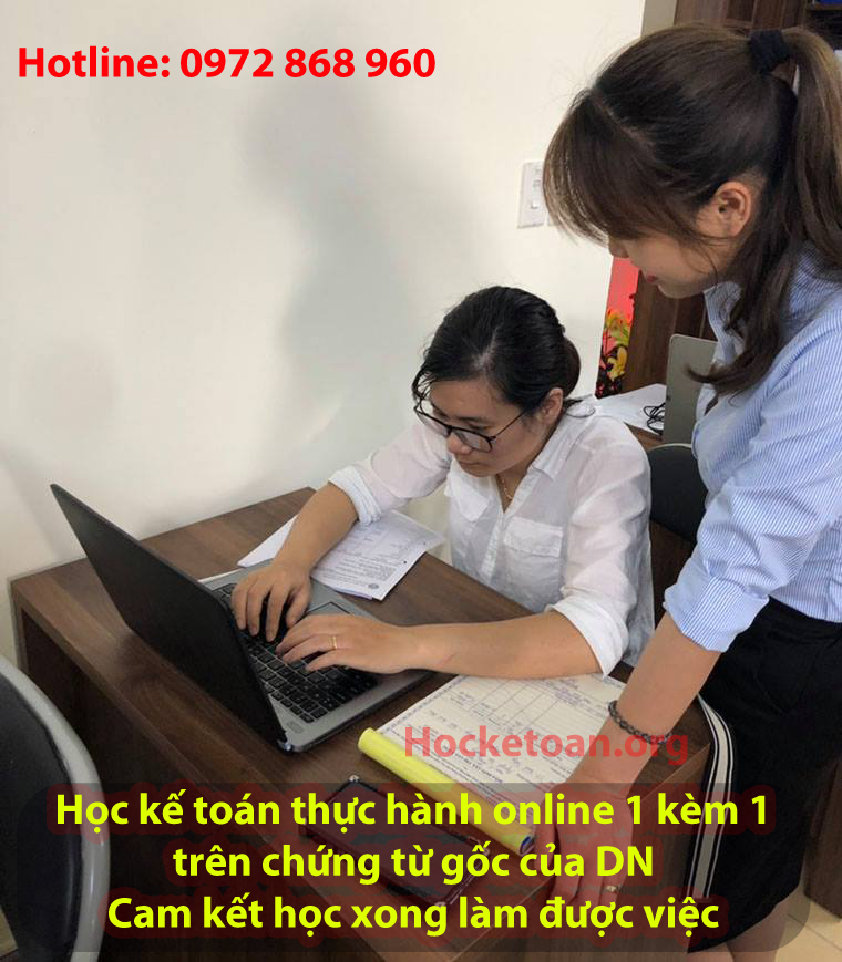 học kế toán thực hành online