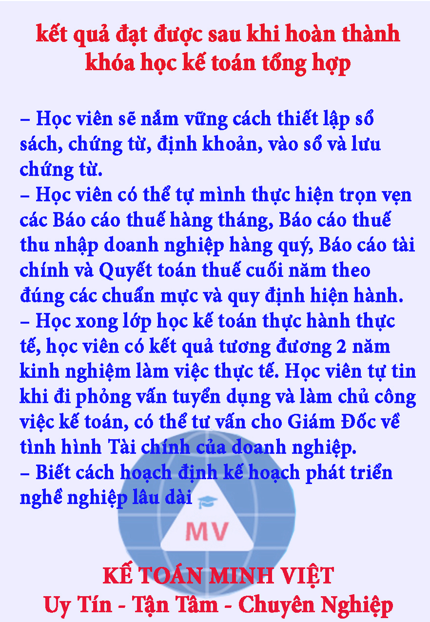 học kế toán thực hành tại phú nhuận