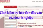 Cách kiểm tra hóa đơn đầu vào của doanh nghiệp